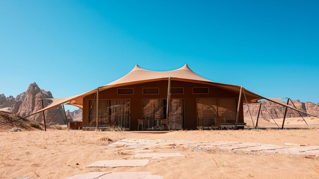 Glamping šator u pustinji