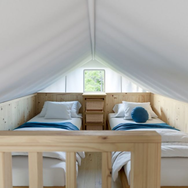 Galerija u glamping šatoru