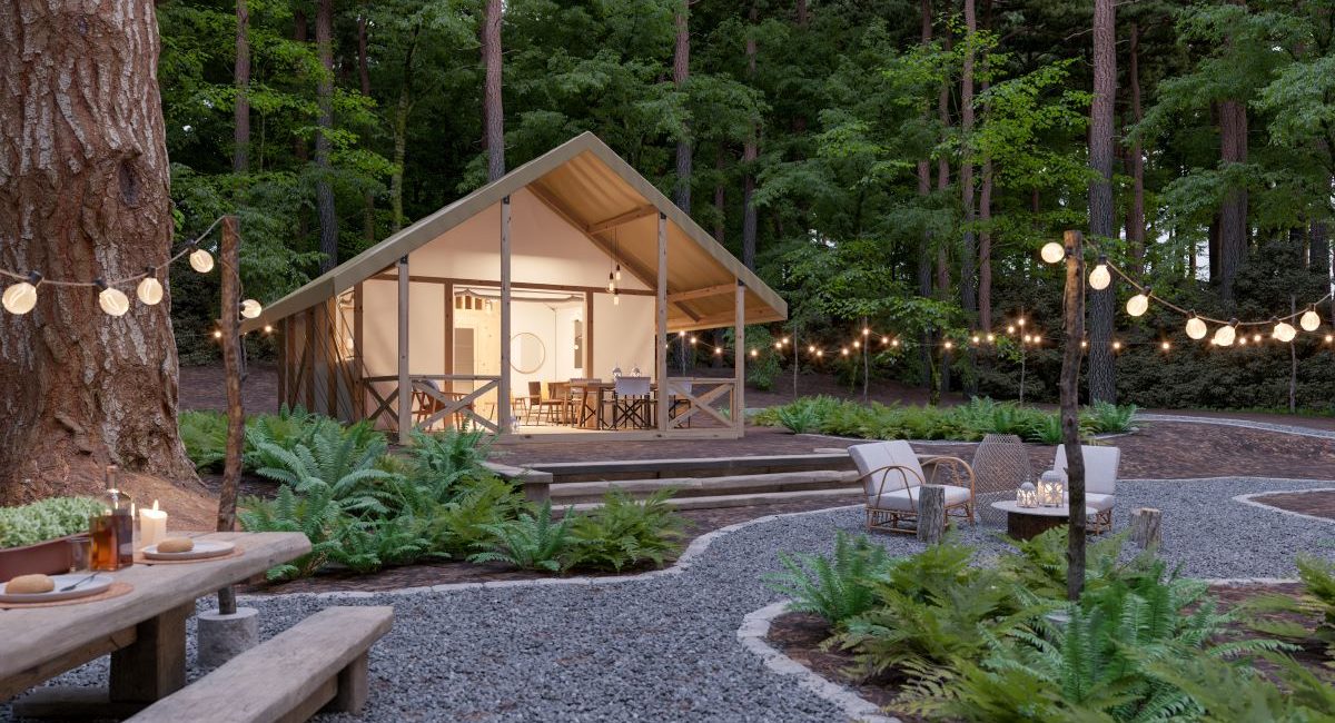 Glamping šator u šumi