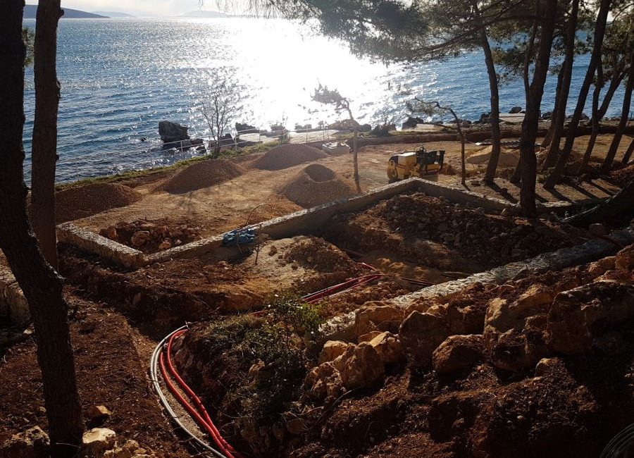 Izgradnja infrastrukture kampa